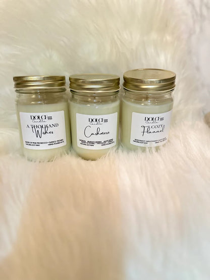 Winter candle collection