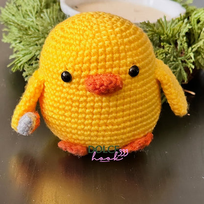 Crochet Chick Amigurumi – Handmade Soft Yarn Plush