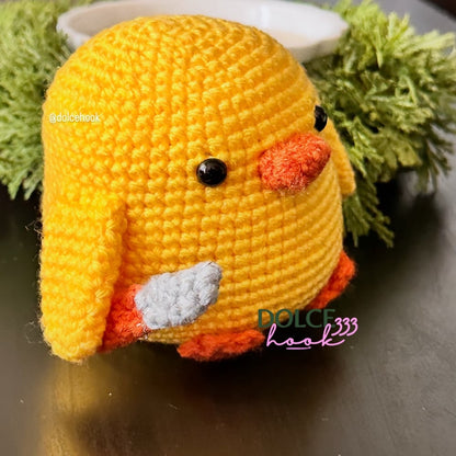 Crochet Chick Amigurumi – Handmade Soft Yarn Plush