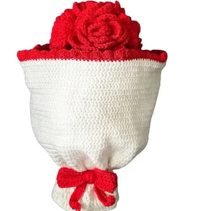 Handmade Lady of Guadalupe reversible magic bouquet made with crochet